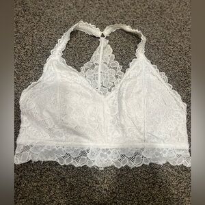 Maurices Cream Lace Bralette